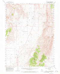 The Cedars Nevada Historical topographic map, 1:62500 scale, 15 X 15 Minute, Year 1961