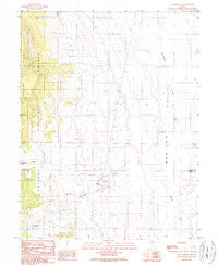 The Monitor Nevada Historical topographic map, 1:24000 scale, 7.5 X 7.5 Minute, Year 1989