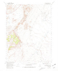 The Wall Nevada Historical topographic map, 1:62500 scale, 15 X 15 Minute, Year 1968