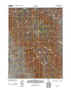 The Banjo Nevada Historical topographic map, 1:24000 scale, 7.5 X 7.5 Minute, Year 2011