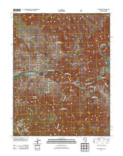 The Elbow Nevada Historical topographic map, 1:24000 scale, 7.5 X 7.5 Minute, Year 2012