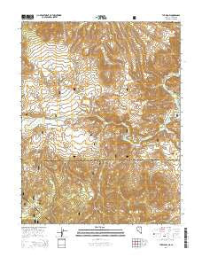 The Elbow Nevada Current topographic map, 1:24000 scale, 7.5 X 7.5 Minute, Year 2014