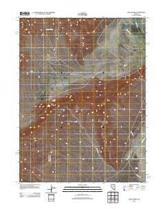 The Geysers Nevada Historical topographic map, 1:24000 scale, 7.5 X 7.5 Minute, Year 2012