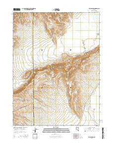 The Geysers Nevada Current topographic map, 1:24000 scale, 7.5 X 7.5 Minute, Year 2014