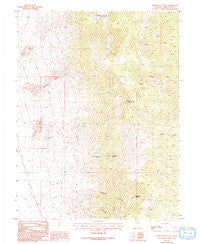 Third Butte East Nevada Historical topographic map, 1:24000 scale, 7.5 X 7.5 Minute, Year 1986