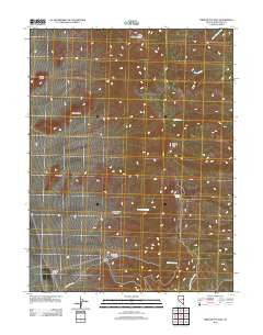 Third Butte East Nevada Historical topographic map, 1:24000 scale, 7.5 X 7.5 Minute, Year 2012