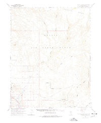 Thirsty Canyon Nevada Historical topographic map, 1:62500 scale, 15 X 15 Minute, Year 1966