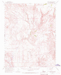 Thirsty Canyon Nevada Historical topographic map, 1:62500 scale, 15 X 15 Minute, Year 1966