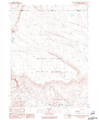 Thousand Creek Spring Nevada Historical topographic map, 1:24000 scale, 7.5 X 7.5 Minute, Year 1990