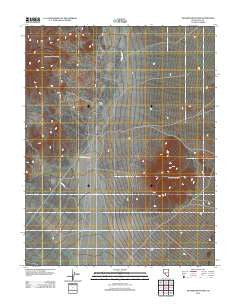 Thunder Mountain Nevada Historical topographic map, 1:24000 scale, 7.5 X 7.5 Minute, Year 2012