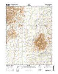 Thunder Mountain Nevada Current topographic map, 1:24000 scale, 7.5 X 7.5 Minute, Year 2014
