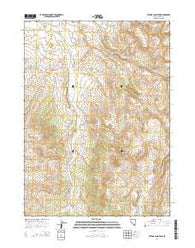 Tijuana John Peak Nevada Current topographic map, 1:24000 scale, 7.5 X 7.5 Minute, Year 2014