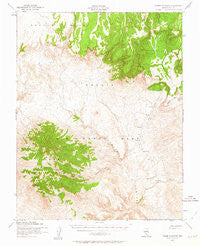 Timber Mountain Nevada Historical topographic map, 1:62500 scale, 15 X 15 Minute, Year 1952