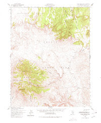 Timber Mountain Nevada Historical topographic map, 1:62500 scale, 15 X 15 Minute, Year 1952