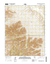 Timber Mountain Pass East Nevada Current topographic map, 1:24000 scale, 7.5 X 7.5 Minute, Year 2014