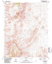 Tippipah Spring Nevada Historical topographic map, 1:24000 scale, 7.5 X 7.5 Minute, Year 1986