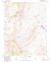 Tippipah Spring Nevada Historical topographic map, 1:24000 scale, 7.5 X 7.5 Minute, Year 1960
