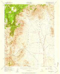 Tippipah Spring Nevada Historical topographic map, 1:62500 scale, 15 X 15 Minute, Year 1952