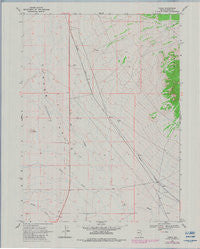 Tobar Nevada Historical topographic map, 1:24000 scale, 7.5 X 7.5 Minute, Year 1968
