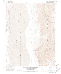 Tohakum Peak SE Nevada Historical topographic map, 1:24000 scale, 7.5 X 7.5 Minute, Year 1964