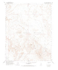 Tolicha Peak Nevada Historical topographic map, 1:62500 scale, 15 X 15 Minute, Year 1968