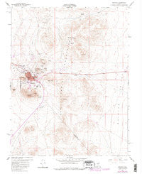 Tonopah Nevada Historical topographic map, 1:24000 scale, 7.5 X 7.5 Minute, Year 1960