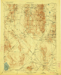 Tonopah Nevada Historical topographic map, 1:250000 scale, 1 X 1 Degree, Year 1908