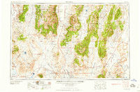 Tonopah Nevada Historical topographic map, 1:250000 scale, 1 X 2 Degree, Year 1959
