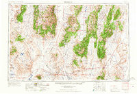 Tonopah Nevada Historical topographic map, 1:250000 scale, 1 X 2 Degree, Year 1962
