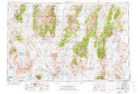 Tonopah Nevada Historical topographic map, 1:250000 scale, 1 X 2 Degree, Year 1956
