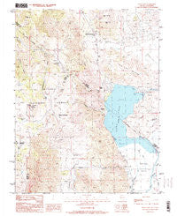 Topaz Lake Nevada Historical topographic map, 1:24000 scale, 7.5 X 7.5 Minute, Year 1988