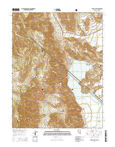 Topaz Lake Nevada Current topographic map, 1:24000 scale, 7.5 X 7.5 Minute, Year 2014