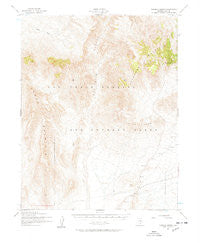 Topopah Spring Nevada Historical topographic map, 1:62500 scale, 15 X 15 Minute, Year 1952