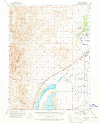 Toulon Nevada Historical topographic map, 1:62500 scale, 15 X 15 Minute, Year 1956