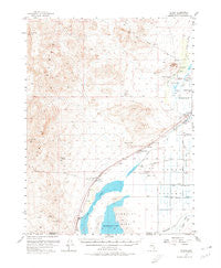 Toulon Nevada Historical topographic map, 1:62500 scale, 15 X 15 Minute, Year 1956