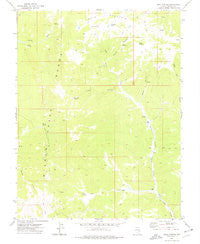 Trail Canyon Nevada Historical topographic map, 1:24000 scale, 7.5 X 7.5 Minute, Year 1973
