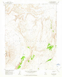Trail Ridge Nevada Historical topographic map, 1:24000 scale, 7.5 X 7.5 Minute, Year 1962