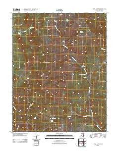 Trail Canyon Nevada Historical topographic map, 1:24000 scale, 7.5 X 7.5 Minute, Year 2012