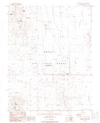 Trappman Hills Nevada Historical topographic map, 1:24000 scale, 7.5 X 7.5 Minute, Year 1988