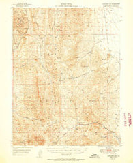 Treasure Hill Nevada Historical topographic map, 1:62500 scale, 15 X 15 Minute, Year 1950