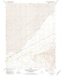 Trego Hot Spring Nevada Historical topographic map, 1:24000 scale, 7.5 X 7.5 Minute, Year 1980