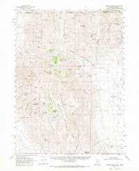 Trident Peak Nevada Historical topographic map, 1:62500 scale, 15 X 15 Minute, Year 1961