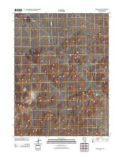 Trinity Pass Nevada Historical topographic map, 1:24000 scale, 7.5 X 7.5 Minute, Year 2011