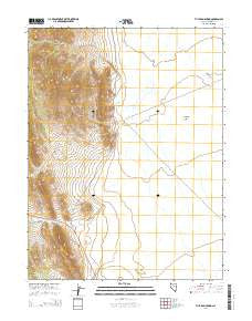 Tule Dam Spring Nevada Current topographic map, 1:24000 scale, 7.5 X 7.5 Minute, Year 2014
