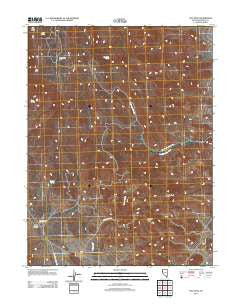 Tule Peak Nevada Historical topographic map, 1:24000 scale, 7.5 X 7.5 Minute, Year 2011