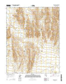 Tule Spring Nevada Current topographic map, 1:24000 scale, 7.5 X 7.5 Minute, Year 2014