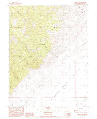 Tungsten Mtn. Nevada Historical topographic map, 1:24000 scale, 7.5 X 7.5 Minute, Year 1990