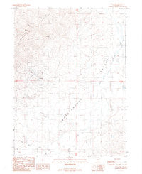 Tuscarora Nevada Historical topographic map, 1:24000 scale, 7.5 X 7.5 Minute, Year 1987