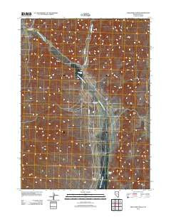 Twelvemile Ranch Nevada Historical topographic map, 1:24000 scale, 7.5 X 7.5 Minute, Year 2012