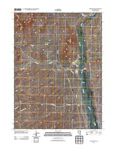 Twin Buttes Nevada Historical topographic map, 1:24000 scale, 7.5 X 7.5 Minute, Year 2012
